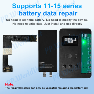Pas de pièces inconnues tout nouveau câble flexible de réparation de batterie de <span class=keywords><strong>t</strong></span>éléphone <span class=keywords><strong>0</strong></span> Cycle pour iPhone 15 15 Plus 15 Pro 15 Pro <span class=keywords><strong>Max</strong></span> Flex pas de Pop-up - Product Image 4
