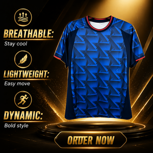 Maillot de football domicile/extérieur 2025/26 personnalisé avec nom/numéro – T-shirt de football respirant et antibactérien pour homme, grandes tailles - Product Image 1