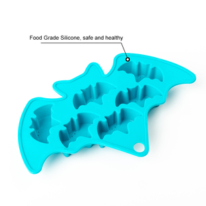 Halloween Loạt Dơi Hình Silicone <span class=keywords><strong>Ice</strong></span> Cube Khay Khuôn Thân Thiện Với Môi <span class=keywords><strong>Ice</strong></span> Cream Stick Công Cụ - Product Image 3