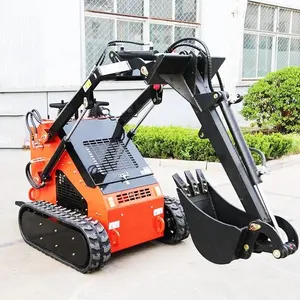 Epa motore mini skid steer crawler skidsteer mini pista skid steer loader con attacco pista