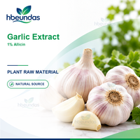 Extrait de ail en poudre HBEUNDAS 1% Allicine Qualité Alimentaire OEM Marque Privée Ingrédient d'Extrait Végétal Vente en Gros