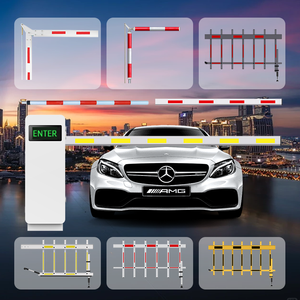 JWSY Porte de barrière en acier inoxydable 201 Moteur sans balais DC antirouille 6m Pôle MTBF 8 millions de fois-30 degrés Celsius Zones froides - Product Image 4