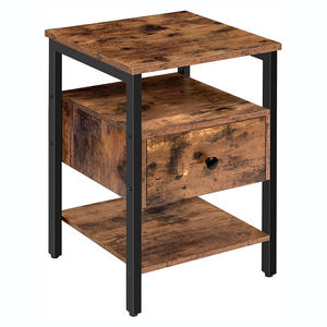 โต๊ะข้างเตียงตอนกลางคืนทำจากไม้เฟอร์นิเจอร์ในบ้านเฟอร์นิเจอร์ห้องนอนไม้แบบปรับแต่งได้สไตล์โบราณ - Product Image 1