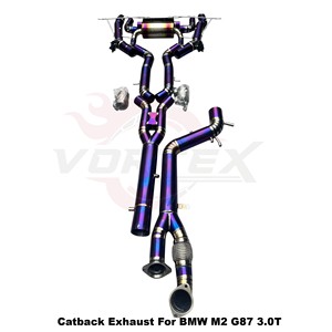Vortex Titanium Alloy Equal Length Valved Exhaust for BMW G87 M2 S58 Engine Ultra Lightweight <b>Kit</b> - Product Image 2