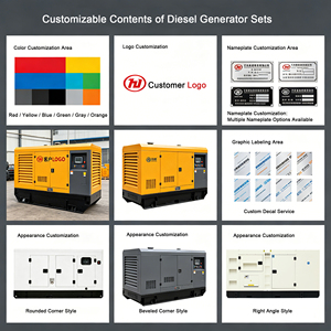 Generador diésel portátil silencioso de 15 kVA con arranque eléctrico y refrigeración por aire - Product Image 6