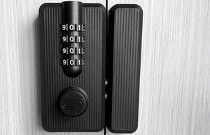 Không thấm nước ABS kim loại 4-chữ số mã khóa cho văn phòng nhà máy an toàn Keyless trượt khóa cửa - Product Image 5