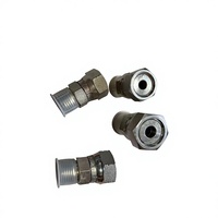 Raccord hydraulique droit forgé de qualité fiable en acier au carbone et acier inoxydable, adaptateur scellé