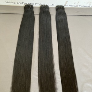 OFERTA: Cabello Virgen Liso 100% Indio, Cabello Humano sin Procesar, Venta al por Mayor, Genius Weft, Paquetes de Cabello Virgen con Cutícula Alineada, Natural Transparente - Product Image 5