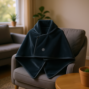 Couverture chauffante USB 59x31 pouces, châle poncho électrique avec fermeture éclair, équipement thermique lavable pour la maison ou le bureau - Product Image 2