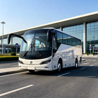 Autobus touristique élégant TENGLONG 9m Euro 3 Yuchai 38 places avec option airbag et suspension à ressorts à lames