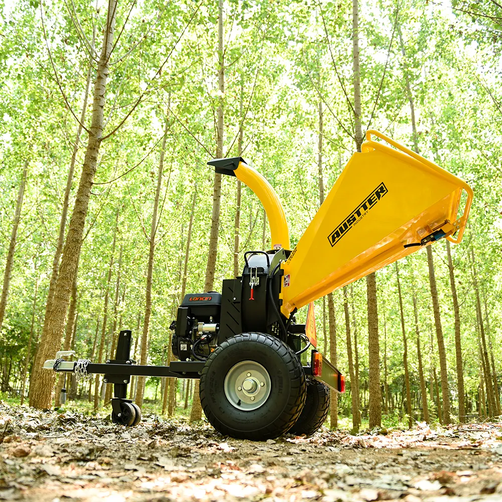 AUSTTER TÜV-Rheinland CE-geprüfte kleine bewegliche manuelle Wald gebrauchte Baumstumpf zweige Hack holzhacker