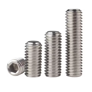 Tornillo de Fijación de Acero Inoxidable Clase 4 con Recubrimiento de Níquel M2, Hexagonal, DIN913, Punta Plana, Rosca Métrica, para Ensamblaje de Equipos - Product Image 4