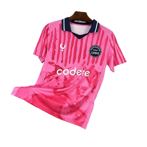 Мужские ретро-комплекты футбольной формы из 100% полиэстера – профессиональный индивидуальный дизайн с пигментной печатью, летняя спортивная одежда для футбола - Product Image 1