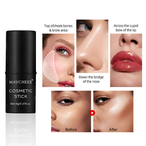 Maycheer Wholesale 6 Colors Makeup Highlight Cream Contour <strong>Highlighter</strong> <strong>Pen</strong> Makeup Cosmetics Cream Blusher Blush Stick