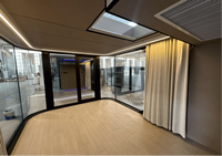 Nouvelle conception de maison capsule spatiale de 40 pieds, maison préfabriquée en conteneur pour le glamping, les bureaux et la vie moderne