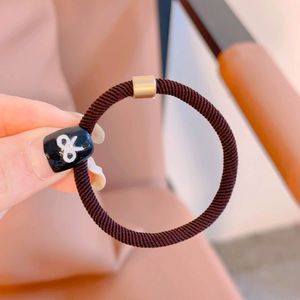 ยางรัดผมถักแบบหนาสำหรับผู้หญิงสีดำสำหรับล้างหน้า - Product Image 6