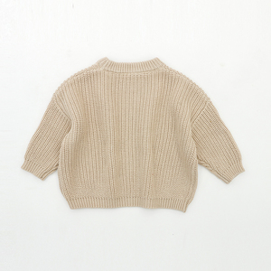 Ropa de Boutique para niños pequeños, jersey de gran tamaño de punto para bebé, suéteres de algodón 100%, gran oferta - Product Image 4