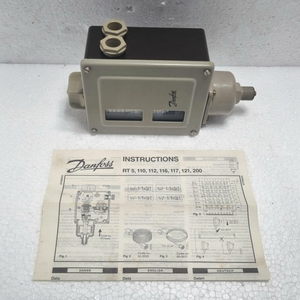 Pressostat différentiel Danfoss RT-112 1-2 Psi / 0,07 - 0,16 Bar / 7-16 KPa - Product Image 1