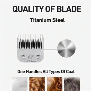 शक्तिशाली मोटर 7500 और 8000spm कुत्ते बालों की क्लिपर कुत्ते को तैयार करने वाली क्लिपर्स पेशेवर त्वरित चार्जिंग बिल्ली बाल क्लिपर - Product Image 4