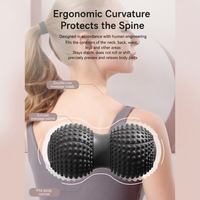 Balle de massage aux points de pression en forme d'arachide pour la relaxation musculaire, le yoga et l'acupression des pieds, du dos, des hanches et des jambes - Direct Usine