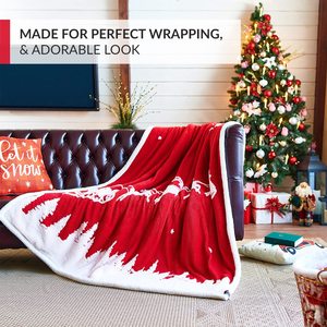 Gran oferta, manta de Sherpa Jacquard de doble cara, manta supersuave para sofá - Product Image 5