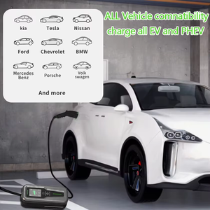 <strong>Type2</strong>/Type 1/GBT with Schuko Plug Portable EV Charging Station with 3.5KW-7KW Output Power CE &amp; UKCA Approved EV Charger <strong>Cable</strong> - Product Image 3