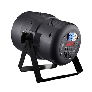 Projecteur LED Par <span class=keywords><strong>Abyss</strong></span> 200W blanc chaud COB avec anneau LED RGB, contrôleur DMX 512, éclairage de scène pour bar, DJ, mariage - Product Image 5