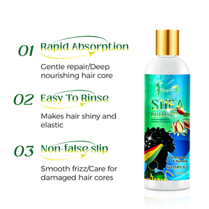 Personalizzato naturale nutriente liscio crespo controllo burro di karité ricciolo per la cura dei capelli Shampoo e balsamo - Product Image 6