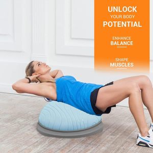 Wellshow Half Balance Ball Trainer Pelota <span class=keywords><strong>de</strong></span> ejercicio con bandas <span class=keywords><strong>de</strong></span> resistencia Bomba <span class=keywords><strong>de</strong></span> pie Medio ejercicio Pelota <span class=keywords><strong>de</strong></span> <span class=keywords><strong>yoga</strong></span> para entrenamiento <span class=keywords><strong>de</strong></span> equilibrio - Product Image 3