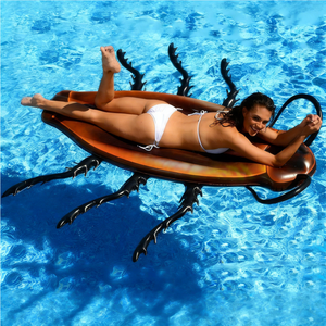 Flotteur Piscine Adulte Hamac Eau – Radeau Gonflable Avec Appui-tête Pour Lac & Piscine