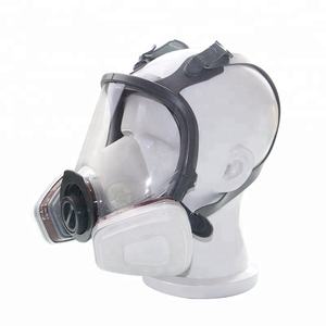Diadema ajustable de cuatro puntos, máscara de gas de cara completa, <span class=keywords><strong>cartuchos</strong></span> de filtro doble para pintar - Product Image 4