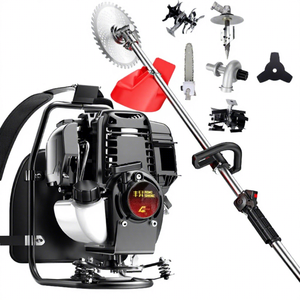 Long Pole <b>Petrol</b> Lawn Mower With Metal Hedge Trimmer Grass <b>Cutter</b> 4-Stroke Engine 40-70cm Cutting Width 35.8cc Displacement Dura - Product Image 3