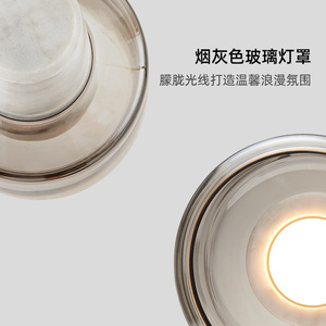 Modern Minimalist Nordic Style Ins Glass Pendant Lamp Luxury Dining Room <b>Bar</b> <b>Light</b> Bedroom Bedside Lamp Nordic Style Ins Glass - Product Image 6