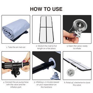 <b>Inflatable</b> Air Training Track Pump-Durable PVC Material 3m/4m/5m Sizes for Home Use/Training/Cheerleading/Yoga IN - Product Image 5