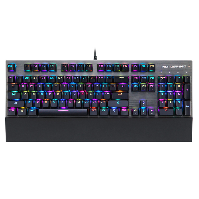 Ancreu Motospeed CK108 RGB (Outem Switch) Gaming Keyboard Typewriter Keyboard for Laptop Desktop