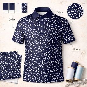 Uniformes de Equipo OEM, Camisetas Polo de Golf Sublimadas de Secado Rápido y Absorción de Humedad, Logotipo Personalizado - Product Image 4