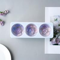 Tête de fleur d'orchidée Phalaenopsis stabilisée sur mesure, 3 pièces/boîte, 7-8 cm, Véritable fleur d'orchidée papillon éternelle