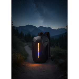 Sac à dos LED en tissu Oxford ABS 20-36L, tactique, léger, unisexe, avec fermeture à glissière - Product Image 2