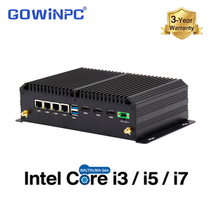 Fanless Industrial PC with Intel Core i58250U QuadCore CPU 4x Gigabit LAN 6x RS232 Serial Ports for Fleet Telematics - Product Image 5