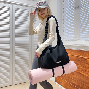Sac de yoga minimaliste en tissu Oxford pour femme, grande capacité, à bandoulière, idéal pour la pratique et les voyages - Product Image 3