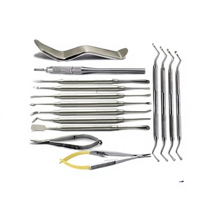 Kit de Microcirugía Oral Periodontal Dental, Juego de Instrumentos Quirúrgicos de Alta Precisión con Elevadores, Construcción en Acero Inoxidable - Product Image 1