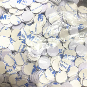 Цифровой умный программируемый URL водонепроницаемый липкий 25 мм 0,98 дюймов Nfc ПВХ карты в форме монеты Rfid - Product Image 5