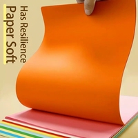 Vente en gros de papier cartonné origami coloré imperméable à double face enduit de PE, 80-300 GSM, pour cadeaux et artisanat