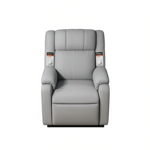 Sillón Reclinable de Masaje Gris Claro, para Uso Doméstico, Enchufable, 110-240v - Product Image 1