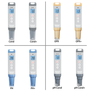La aplicación móvil proporciona 4 tipos de pantalla de medición 7 en 1 Tds/<span class=keywords><strong>ec</strong></span>/salinidad/TEMP/ORP/RES/pH Metros Pluma probador de calidad del agua - Product Image 2