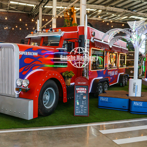 Remorques de camions-restaurant polyvalentes en acier inoxydable pour snacks, glaces et fast-food - Cuisines mobiles résistantes à la rouille - Product Image 6