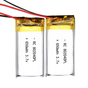 Batterie LiPo (Lithium Polymère) rechargeable 802040 3.7V 650mAh à bon prix, haute qualité, protection IP65, empilable, tout-en-un - Product Image 5