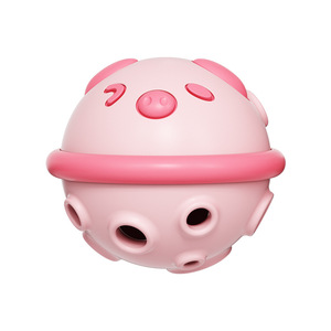 Juguete para Perros, Pelota Rodante con Sonido, Cerdito de Peluche, Material Plástico Resistente a Mordeduras de Grado Alimenticio, Alivia el Aburrimiento - Product Image 1