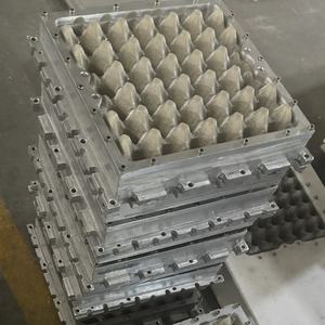 Molde de pulpa de papel de desecho de aluminio/cobre/plástico con proceso CNC para máquina formadora de bandejas de huevos (modelo JDT42) - Product Image 4