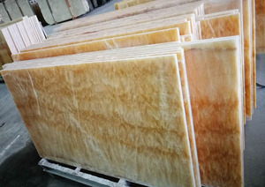 लक्जरी प्राकृतिक पीले शहद गोनीक्स संगमरमर स्लैब पॉलिश सजावटी पत्थर आंतरिक दीवार काउंटरटॉप बाथरूम डिजाइन के लिए - Product Image 3